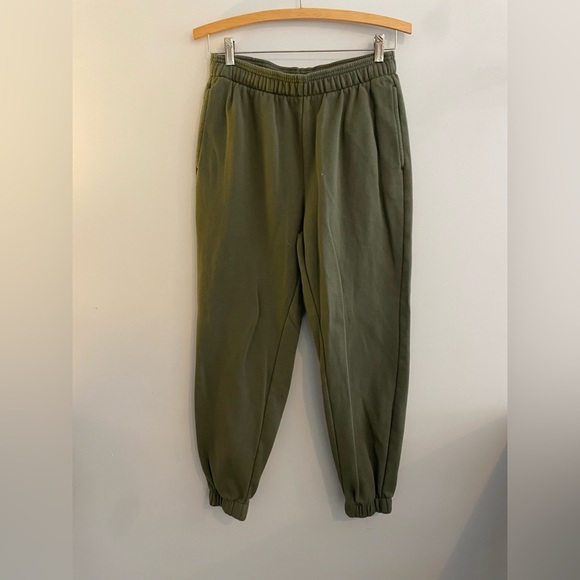 DSG Army Green Sweat Set with Quilted Sweatshirt - Picture 5 of 8